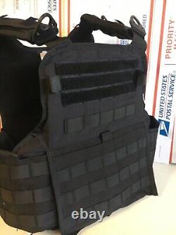 Concealable Bulletproof Vest Carrier BODY Armor Made With Kevlar lllA Safariland