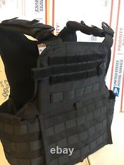 Concealable Bulletproof Vest Carrier BODY Armor Made With Kevlar lllA Safariland