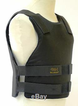 Concealable Civilian Bulletproof Vest Body Armor Protection Level 3A XXXXL Black