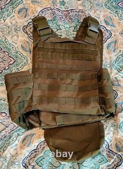 Condor MOPC Plates carrier OD green Level III AR500 Steel Body Armor trauma pads