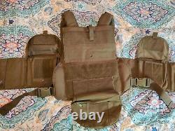 Condor MOPC Plates carrier OD green Level III AR500 Steel Body Armor trauma pads