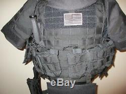 Eagle Industries Tactical Package, Black, Plate Carrier With Body Armor, Rare