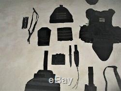 Eagle Industries Tactical Package, Black, Plate Carrier With Body Armor, Rare