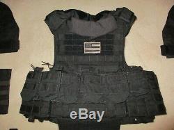 Eagle Industries Tactical Package, Black, Plate Carrier With Body Armor, Rare