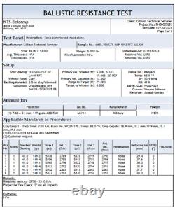 Edge to Edge Set (2) RF2 Level 3+ 8.25 x 10.25 Ceramic Armor Plates 4.5 pds