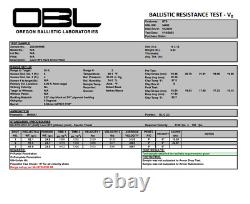 Edge to Edge Set (2) RF2 Level 3+ 8.25 x 10.25 Ceramic Armor Plates 4.5 pds