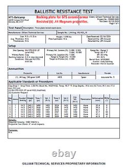 Edge to Edge Set (2) RF2 Level 3+ 8.25 x 10.25 Ceramic Armor Plates 4.5 pds