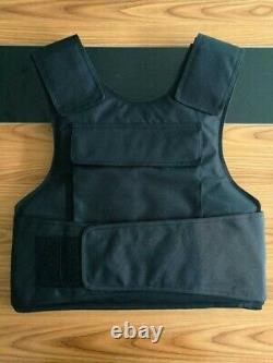 External bulletproof vest (tested to level III-A) Black. (S, M, L, XL)