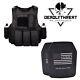 Force Recon Black Storm Tactical Vest Plate Carrier With Level Iii Superlite Armor