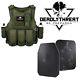 Force Recon Phantom Sage Tactical Vest Plate Carrier With Level Iii+ Armor Plates