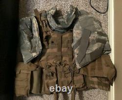 Full Body Armor Level IIIA Vest Shoulder Neck 5x Hard Level III PE Plates UHMWPE