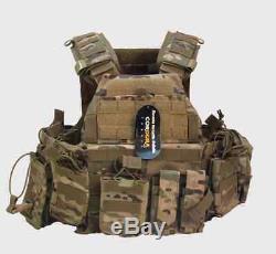 Full Combat-Ready Plate Carrier Package Vest + Level III Lightweight Hard