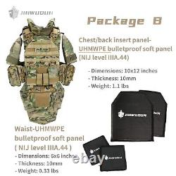 Full protection body armor, tactical vest, NIJ level III protection