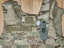 Gen 4 Bulletproof Vest Multicam Plate Carrier Medium Ocp Body Armor Level Iii-a