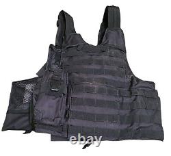 Green2tactical Black XXL Tactical Vest Plate Carrier With Level III Armor Plates