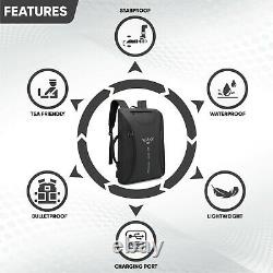 Guardian 1 (NIJ III) Bulletproof Functional Lifestyle Backpack. Convertible