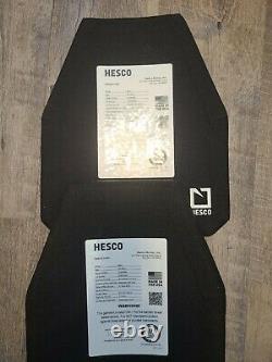 HESCO 4401 pair. Ceramic Plates. Large. In stock and ready to ship