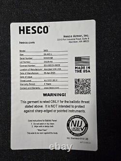 Hesco 3600 Level III Stand Alone Multicurve Plates, Large