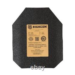 HighCom Guardian AR1000 Level III+ Plate 20 mil Spall Liner, Shooter Cut Plate