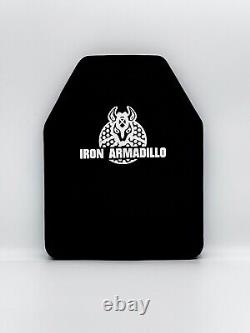 IRON ARMADILLO Level III+ RF2 Stand Alone Ceramic Rifle Armor Plate Medium 1PC