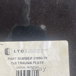 LTC 21800-79 NIJ 04 Level III Curve Plate Trauma Plate One Piece Body Armor