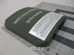 LTC Strike Face ESBI Large Ballistic Side Plates Set 7x8 Green Level III+ Rev E