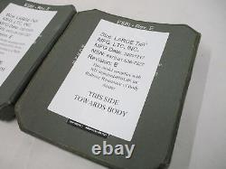 LTC Strike Face ESBI Large Ballistic Side Plates Set 7x8 Green Level III+ Rev E