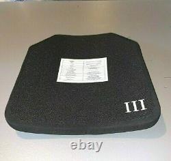 Level 3+ 10X12 Ballistic Ceramic and UHMWPE Hard Armor Plate FAST USA Shipping