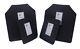 Level Iii Ar500 Steel Body Armor Curved 4pc Set 10x12 + 6x8 Coated Quik Ship