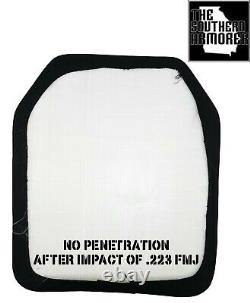 Level III Body Armor Ballistic Plate 10 X 12 4.7 Lbs Light Weight 3 Tsa Brand