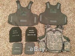 Level III Body Armor US Army IOTV Improved Outer Tactical Vest with SAPI Plates
