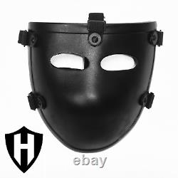 Level IIIA 3A Ballistic Face Mask, Bulletproof made with Kevlar. 357mag video