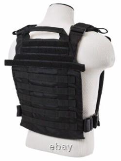 Level IIIA 3A Body Armor FLAT ArmorCore Bullet Proof Plate Carrier 10x12 BLK