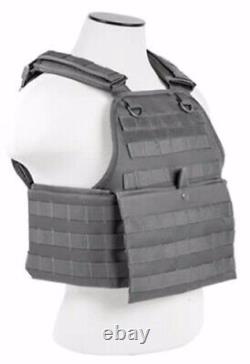 Level IIIA 3A Body Armor Inserts Bullet Proof Vest PC GRAY M-XXL