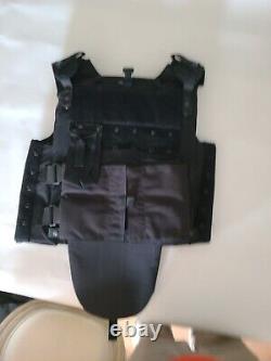 Level IIIA Ballistic Vest with Level III Trauma Plate and Groan Protector