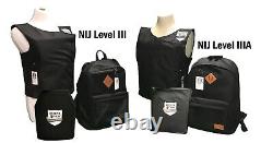 Level IIIA Vest (X-L), New with2 POLICE Grade Plates Certified & Ballistic tested