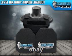 Lightweight AR500 Level 3A+ IIIA+ Body Armor with Discreet Lightweight Vest