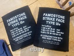 Lightweight Press body armour ballistic plates 10x12 NIJ level iii UHMWPE