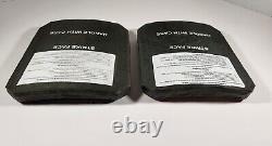 Lot Of 2 Strike Face Body Armor Side Plate Level III Ceramic Cif Turn In