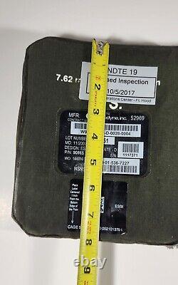 Lot Of 2 Strike Face Body Armor Side Plate Level III Ceramic Cif Turn In