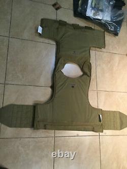 MED tactical BODY ARMOR BALLISTIC VEST comes with soft and hard armor lvl III+