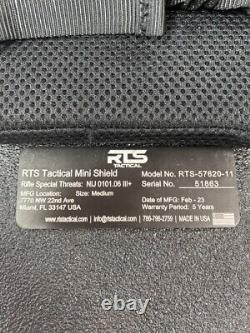 MEDIUM RTS Tactical Level III+ Rifle Special Threats Mini Shield (B04010712)