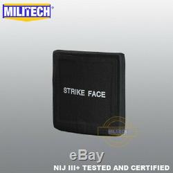 MILITECH Alumina NIJ III+ Level 3+ 6X6 Ballistic Hard Armor Side Panel Pair Set