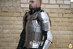 Medieval Larp Titan steel armor Shoulder Fantasy Set Pair Of Pauldrons III