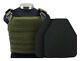 Midwest Ar500 10x12 Level Iii Body Armor Base Coat Molle Plate Carrier Od Green