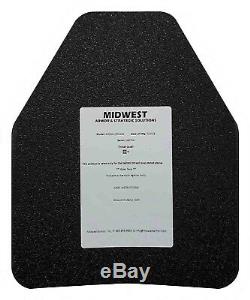 MidWest AR500 10x12 Level III Body Armor Base Coat MOLLE Plate Carrier OD Green