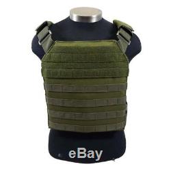 MidWest AR500 10x12 Level III Body Armor Base Coat MOLLE Plate Carrier OD Green