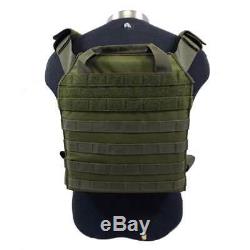 MidWest AR500 10x12 Level III Body Armor Base Coat MOLLE Plate Carrier OD Green