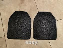Multi Curve Body Armor Ceramic Silicon Carbide Medium L SAPI 10x12 9.5x12 10x13
