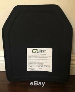 Multi Curve Hard Armor Ballistic Plate Level III+ STA 10X12 Light Weight 3.2lb